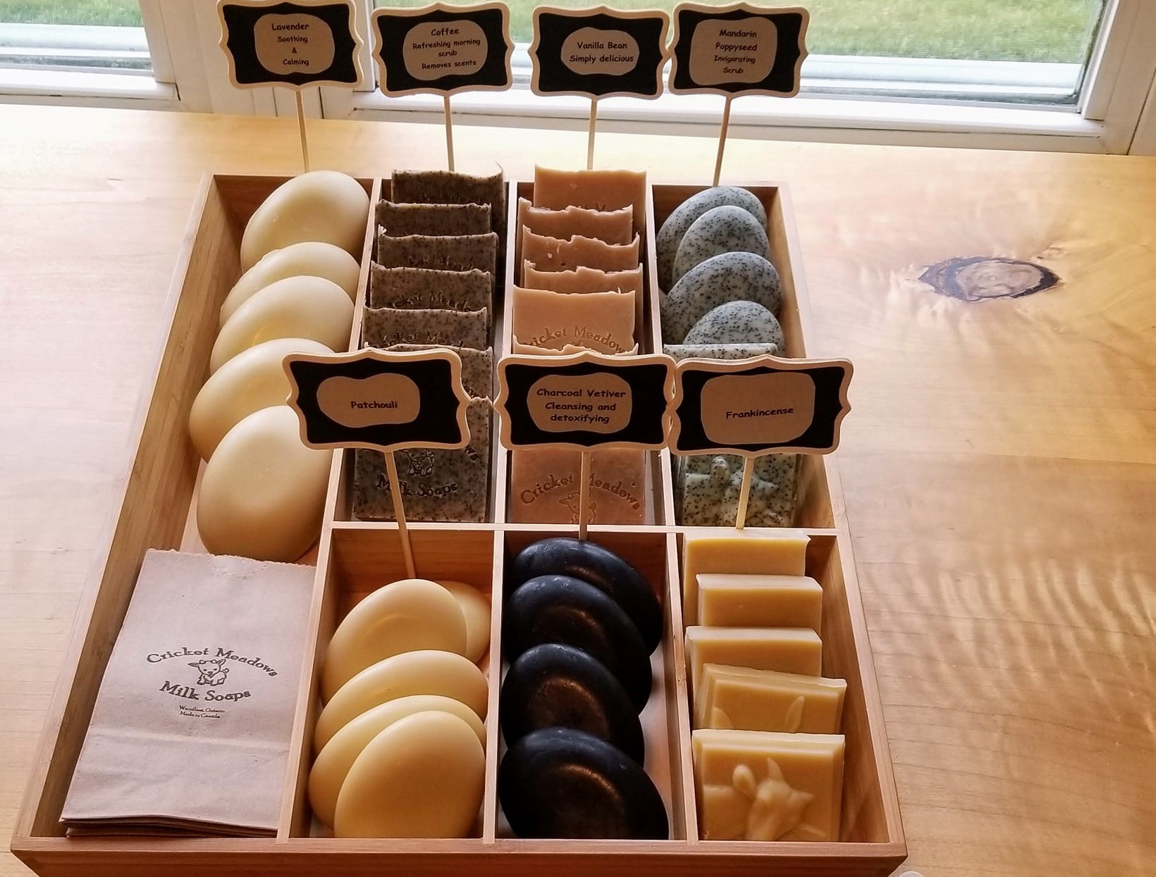 Cricket Meadows Farms assorted soaps
